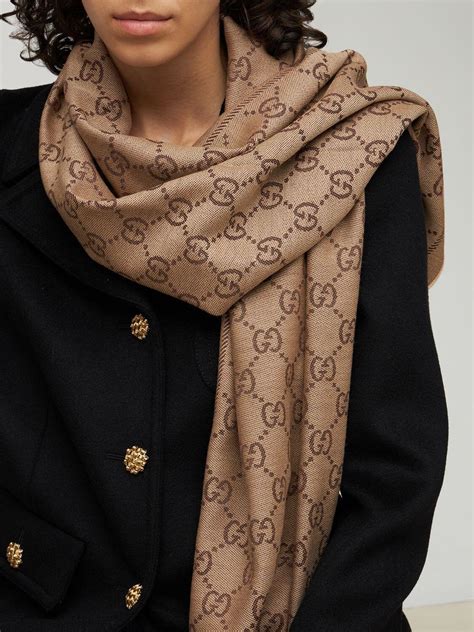 gucci jaquard scarf|gucci neckerchief.